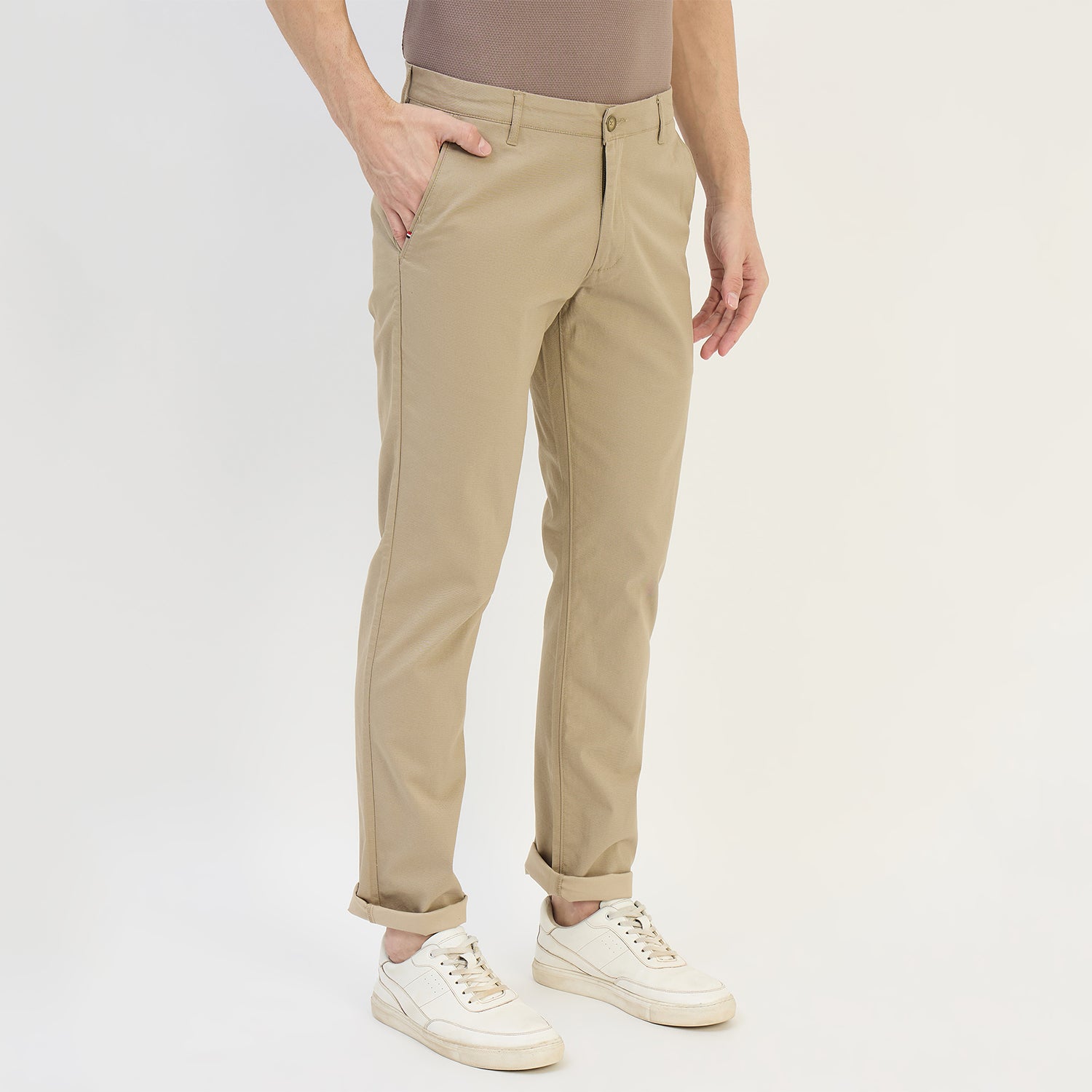 Duke Urban Men Narrowfit Flatfront Trouser (SDT4613)