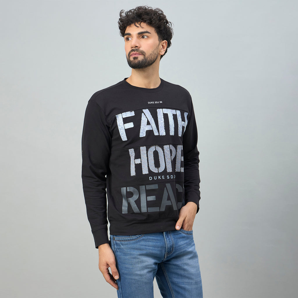 Duke Urban Men Round Neck Regular Sweatshirt (LF3948S)