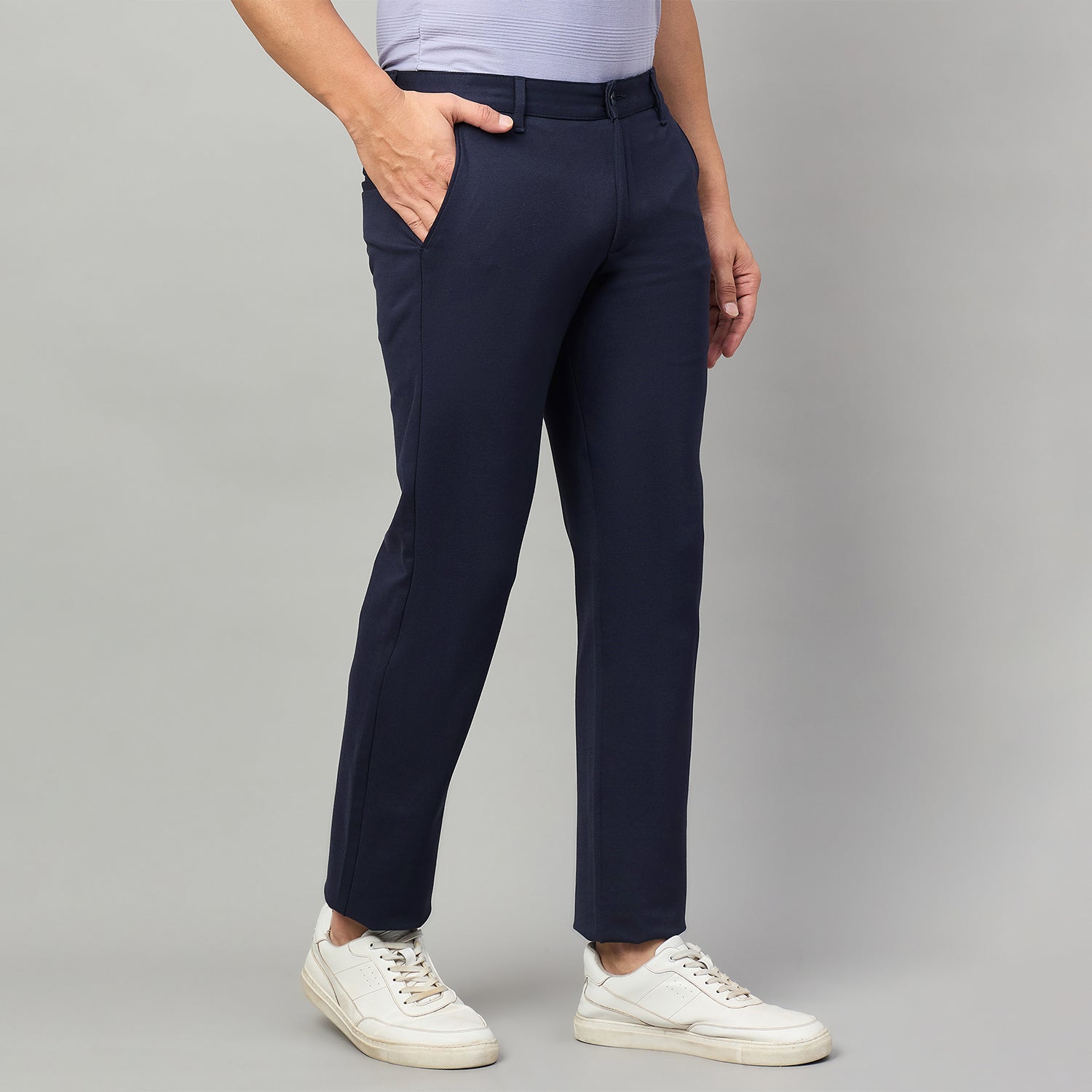Duke Urban Men Flatfront Narrowfit Trouser (SDT4577Q)
