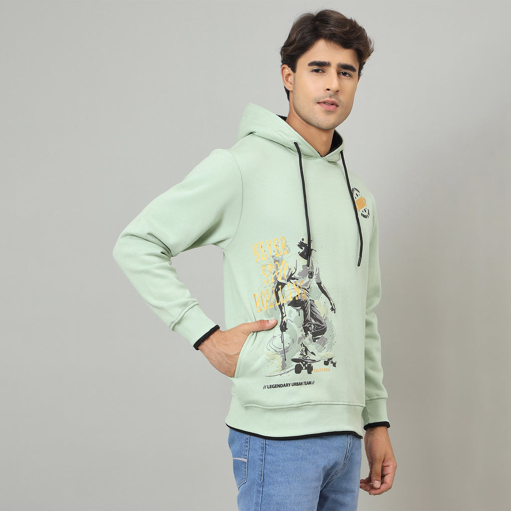 Duke Urban Men Hooded Regular Sweatshirt (LF6391)