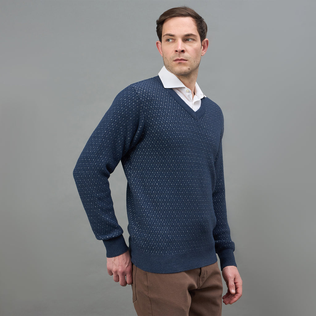 Duke Urban Men Full Sleeve V Neck Regular Sweater (SDS2403)