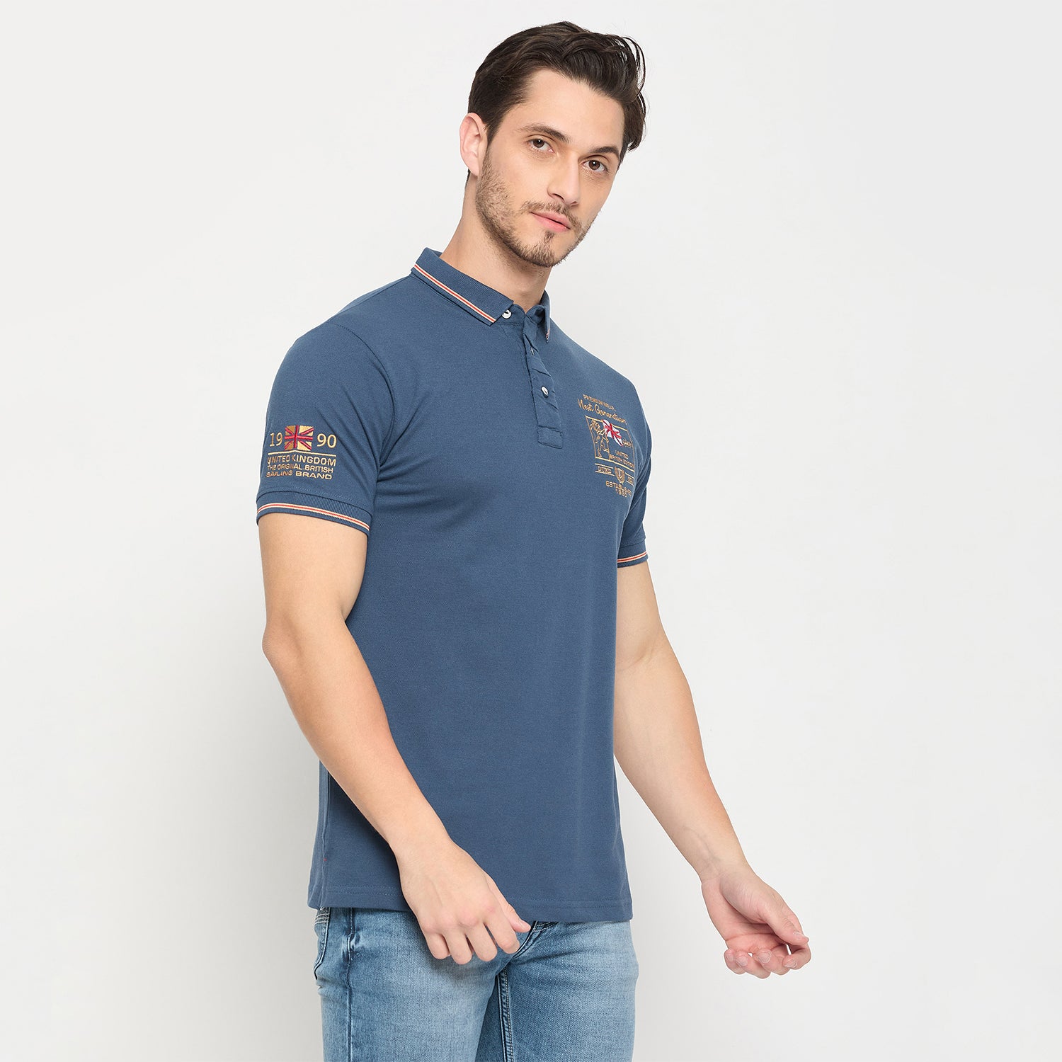 Duke Strardust Men Half Sleeve Cotton T-shirt (LF7043)