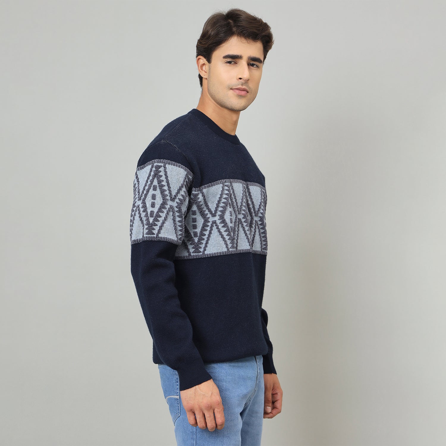 Duke Urban Men Full Sleeve Classic round neck sweater (SDS2267)