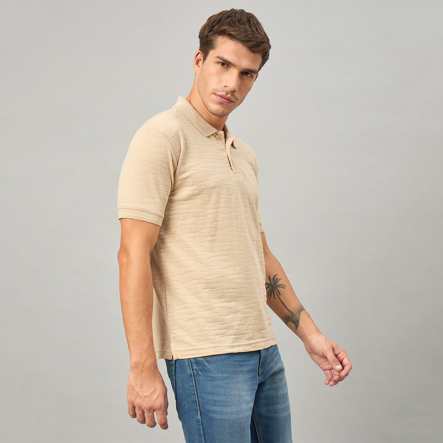 Duke Urban Men Half Sleeve Cotton Tshirt (LF7603)