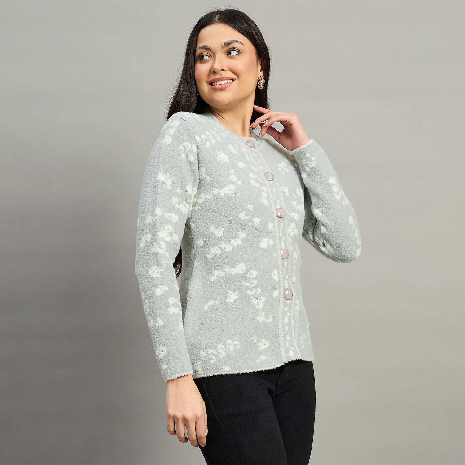 Duke Urban Women Full Sleeve Short Sweater (SDS1331)