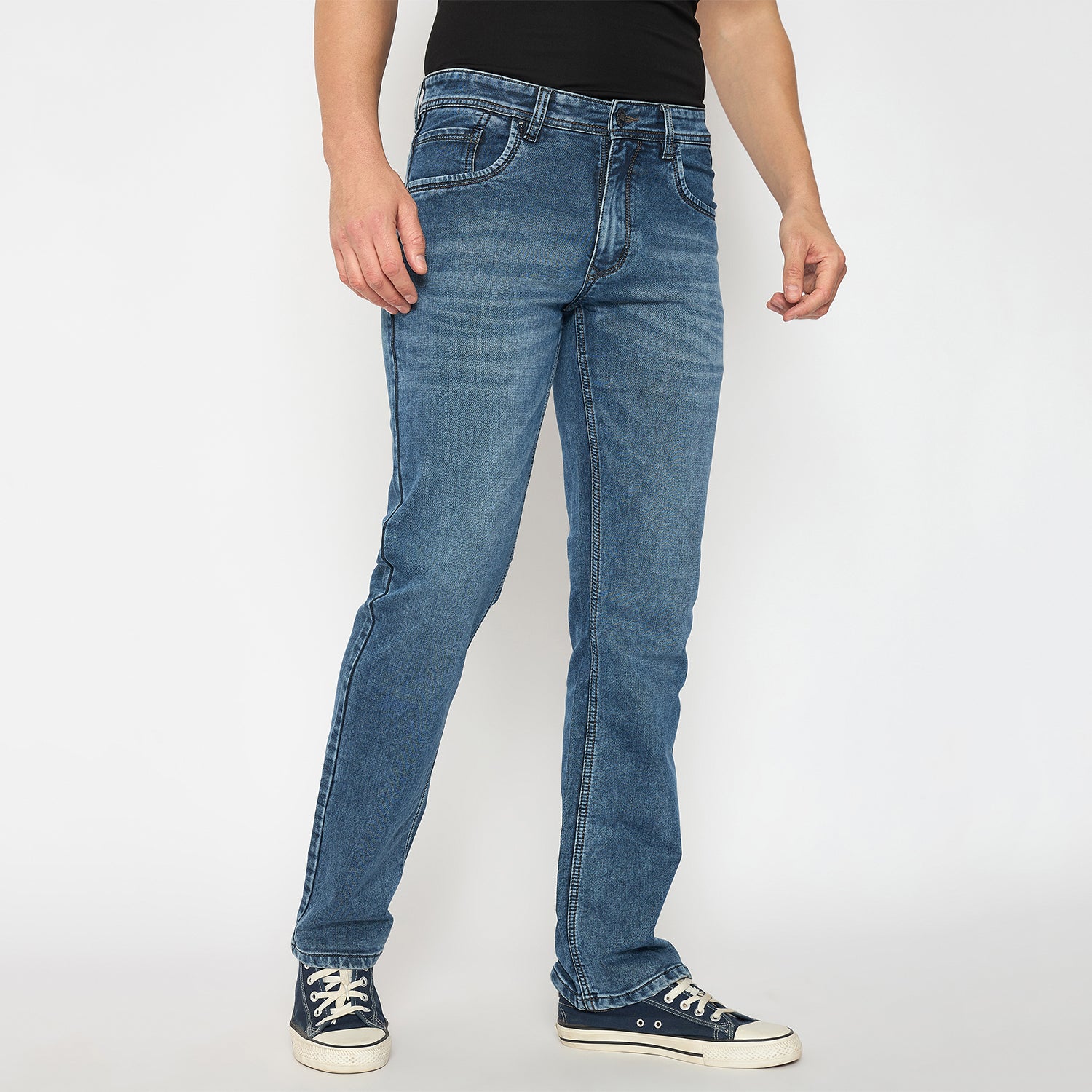 Duke Urban Men Comfort Fit Stretchable Jeans (SDD5720C)