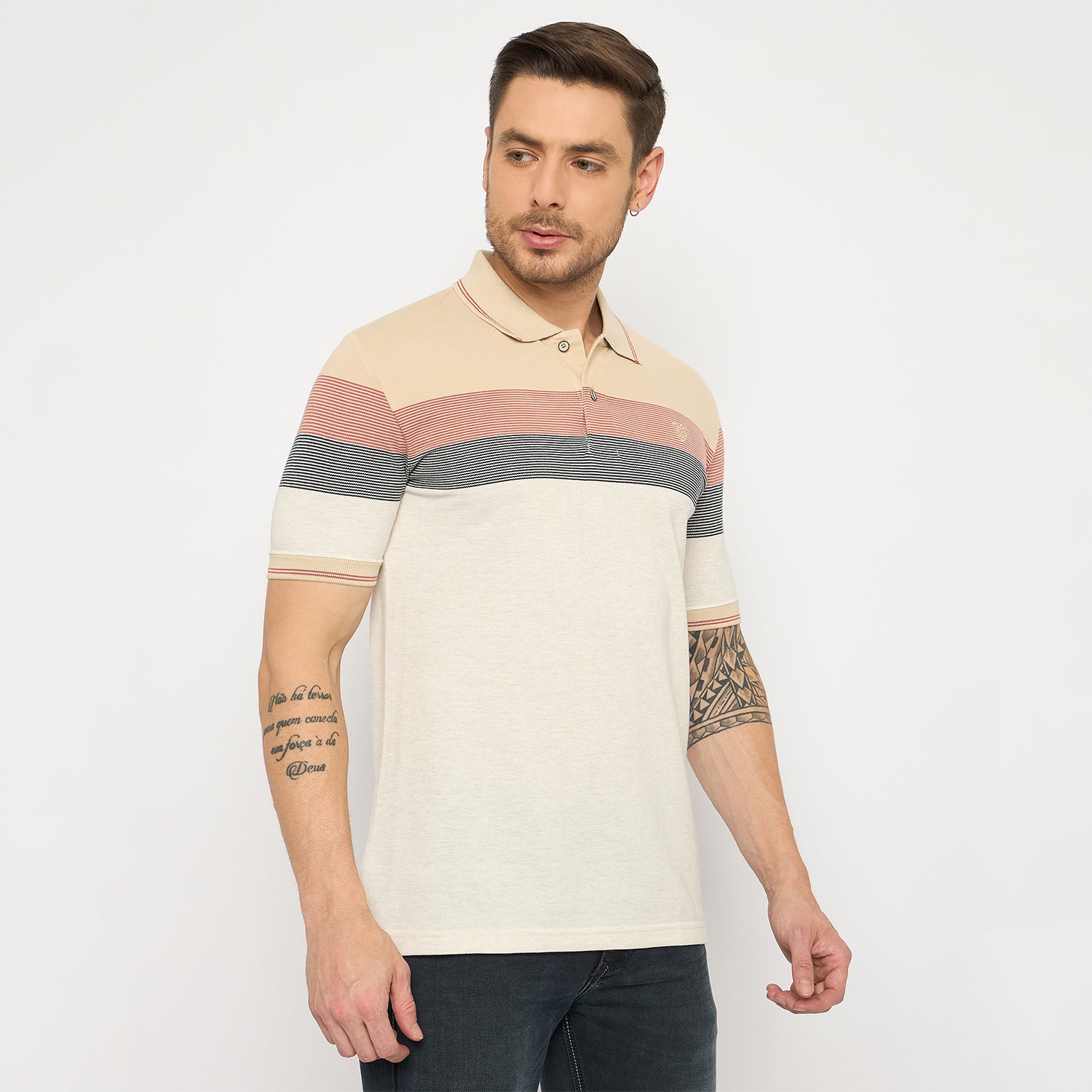 Duke Urban Men Half Sleeve Cotton Tshirt (LF7210)