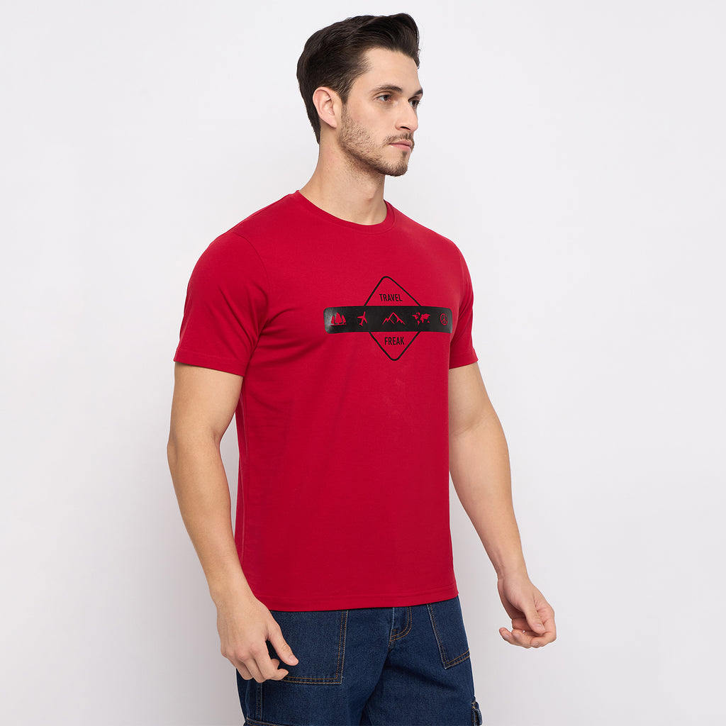 Duke Urban Men Half Sleeve Cotton T-shirt (LF7296)