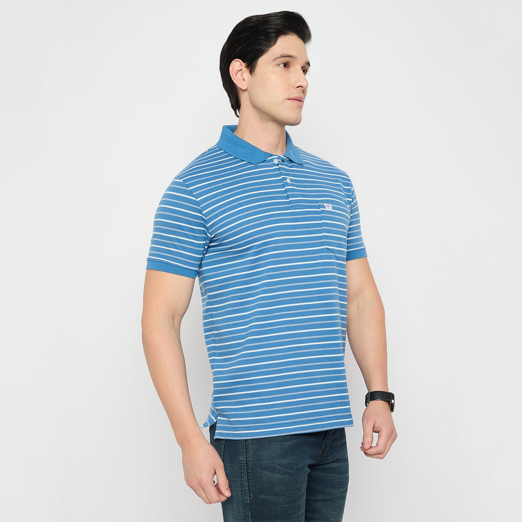 Duke Urban Men Half Sleeve Cotton Collared Tshirt (LF7678)