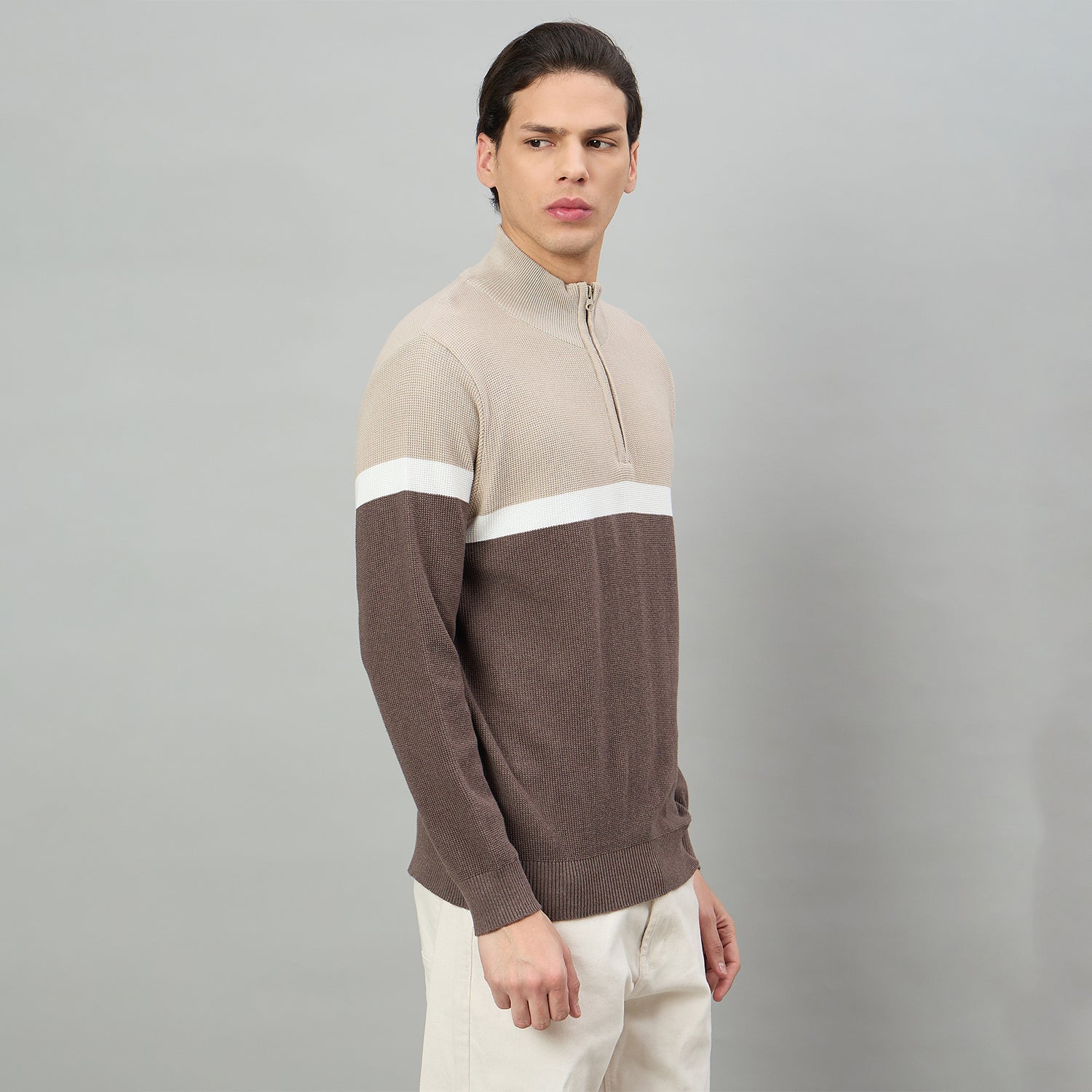 Duke Urban Men Half Sleeve Regular Sweater (SDS2382)