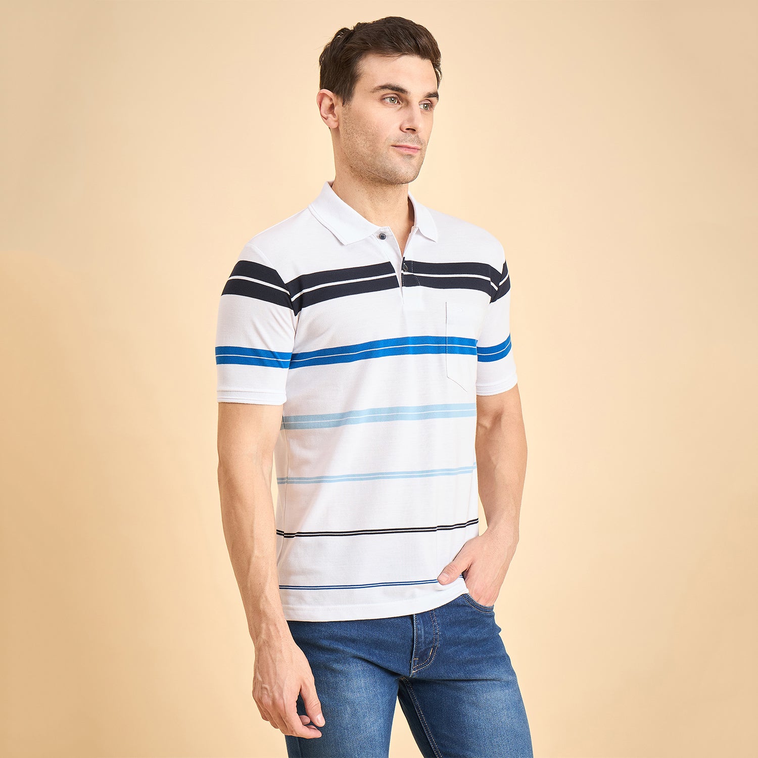 Duke Urban Men Half Sleeve Cotton Polo Tshirt (ON2089)
