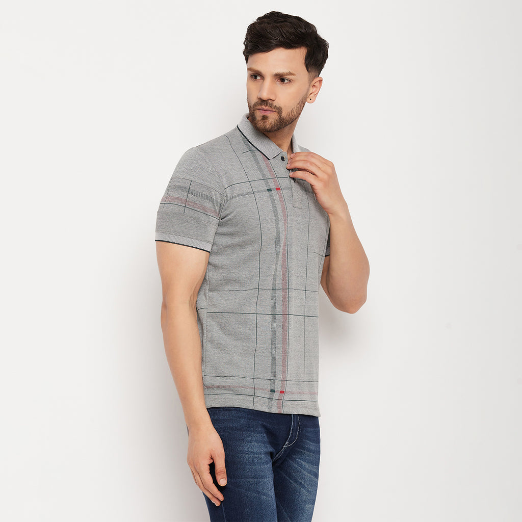 Duke Stardust Men Half Sleeve Cotton T-shirt (MLF5863)