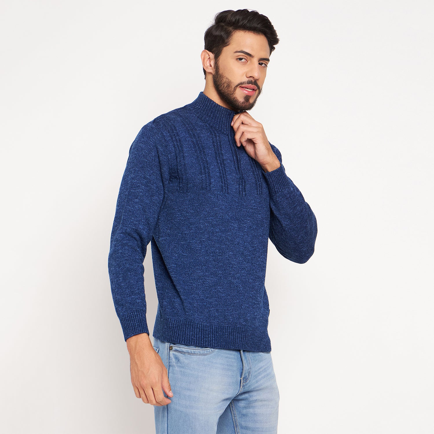 Duke Urban Men Full Sleeve High Neck Pullover (SDS2081)