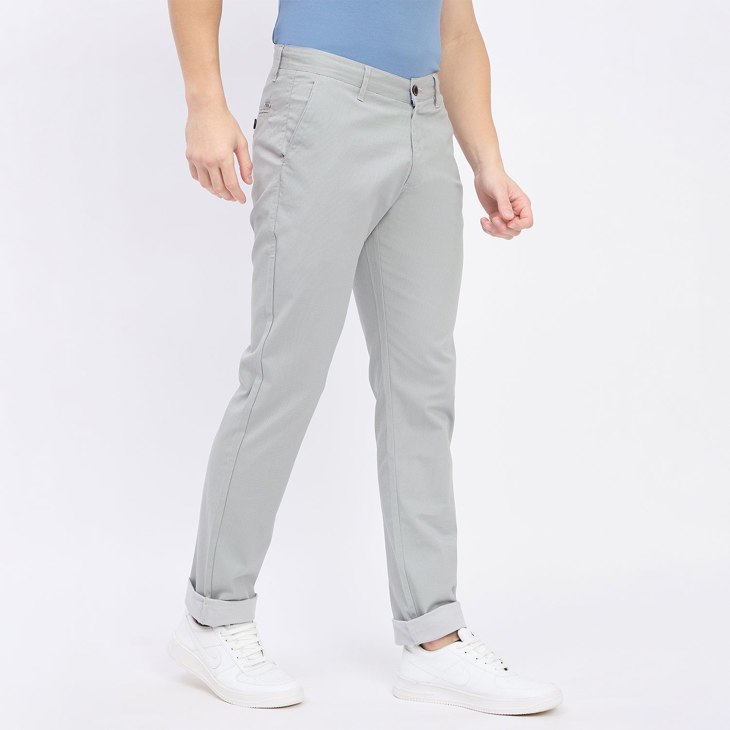 Duke Urban Men Flatfront Narrowfit Chinos Trousers (SDT4593)