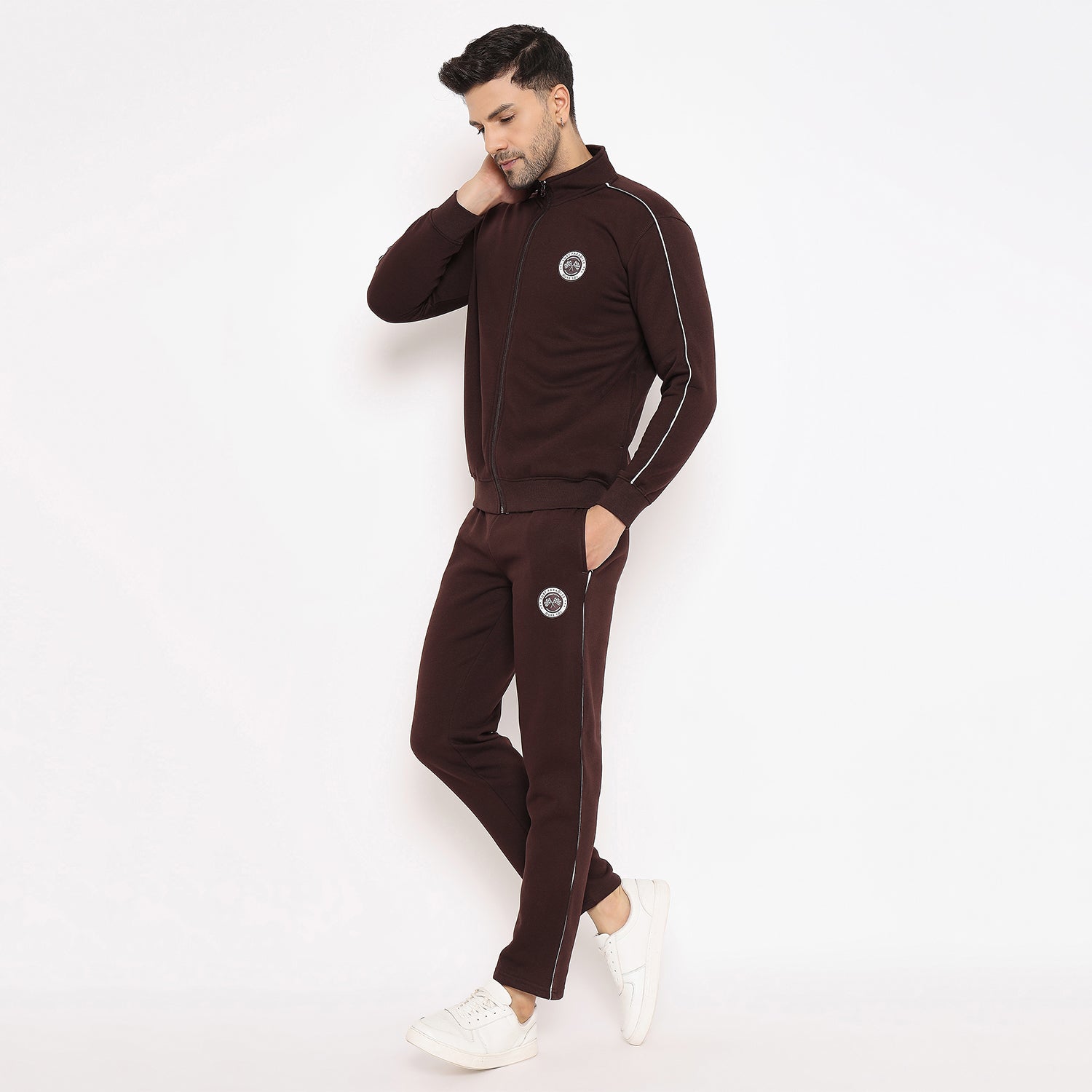 Duke Urban Men Solid Zipper Tracksuit (LF6030)