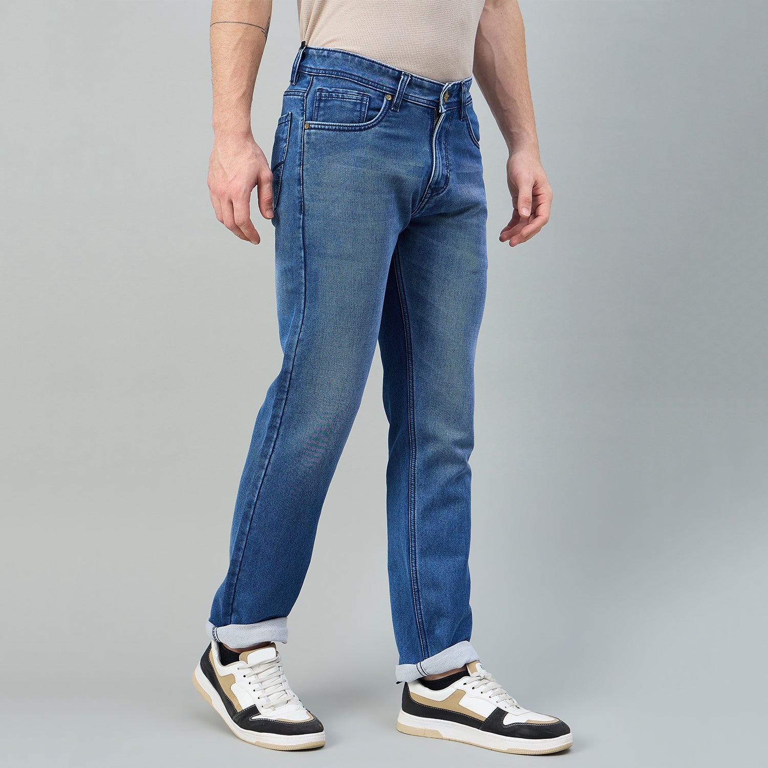 Duke Men Comfort Fit Designer Jeans  (MSD5912C)