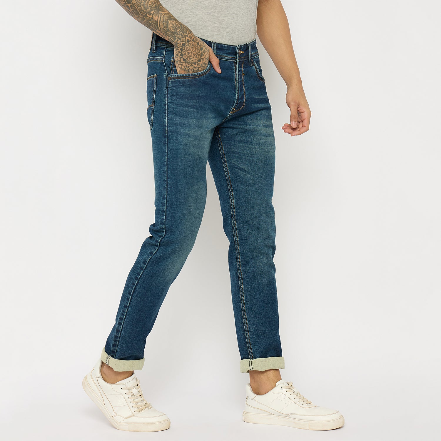 Duke Stardust Men Slim Fit Stretchable Jeans (SDD5510)