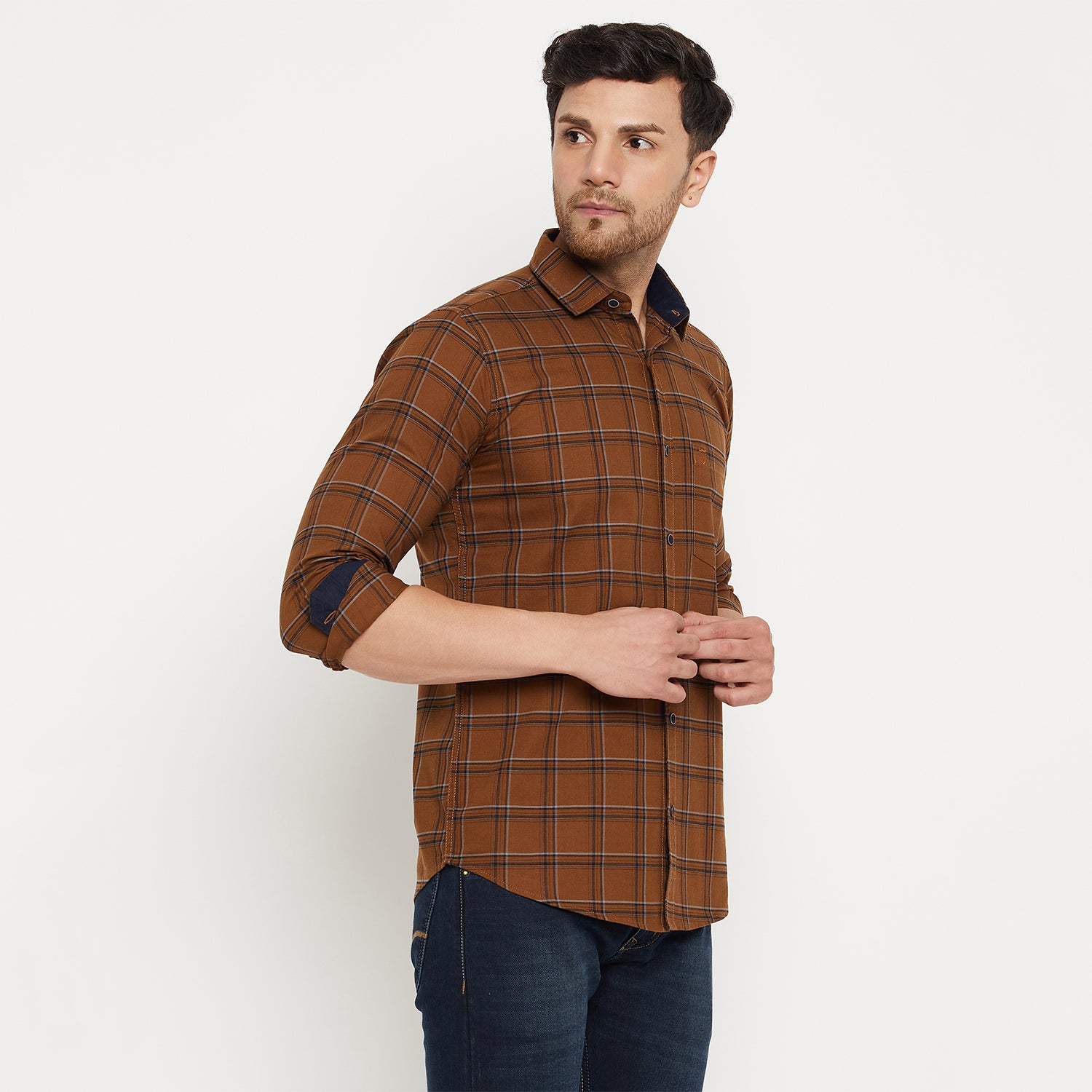 Duke Urban Men Full Sleeve Cotton Shirt (SDO5CKON)