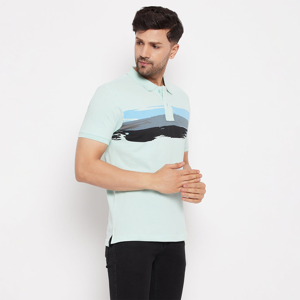 Duke Stardust Men Polo Neck Half Sleeve Cotton T-shirt (LF5418)