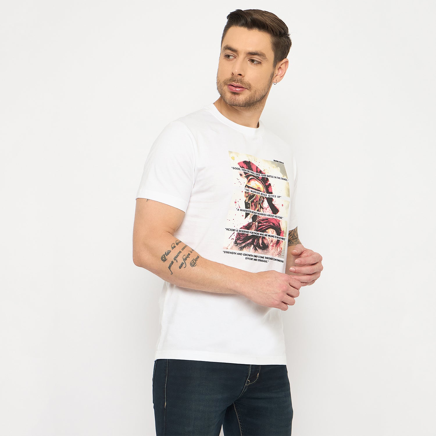 Duke Urban Men Half Sleeve Cotton Tshirt (LF7487)