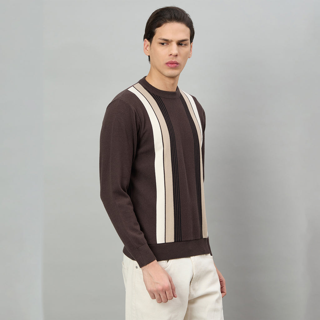 Duke Urban Men Round Neck Full Sleeve Regular Sweater (SDS2329)