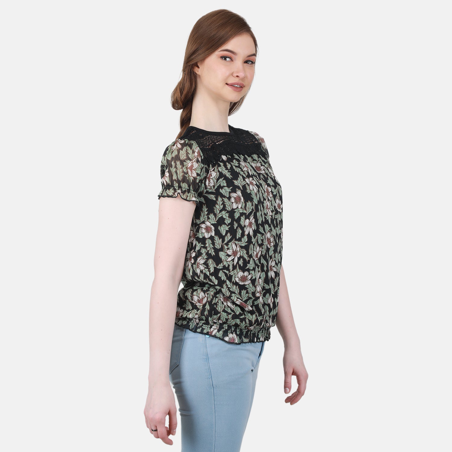Duke Stardust Women Round Neck Printed Top (SDX3269)