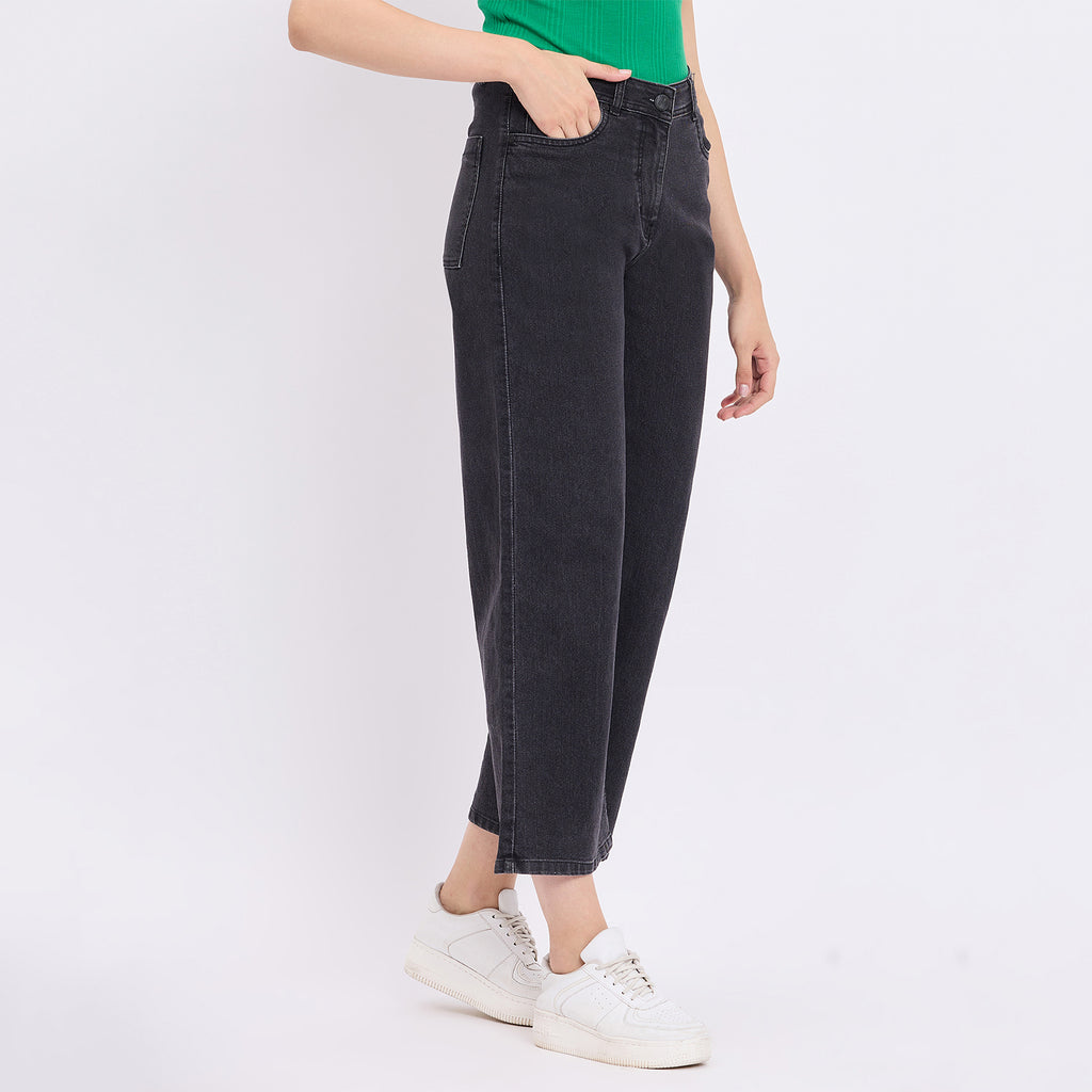 Duke Urban Women Stretchable Wide Leg Jeans (SDD6752)