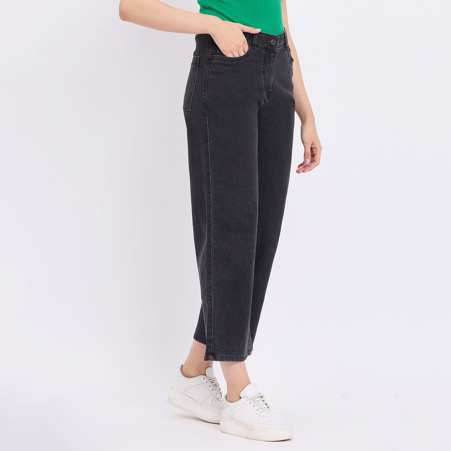 Duke Urban Women Stretchable Wide Leg Jeans (SDD6752)