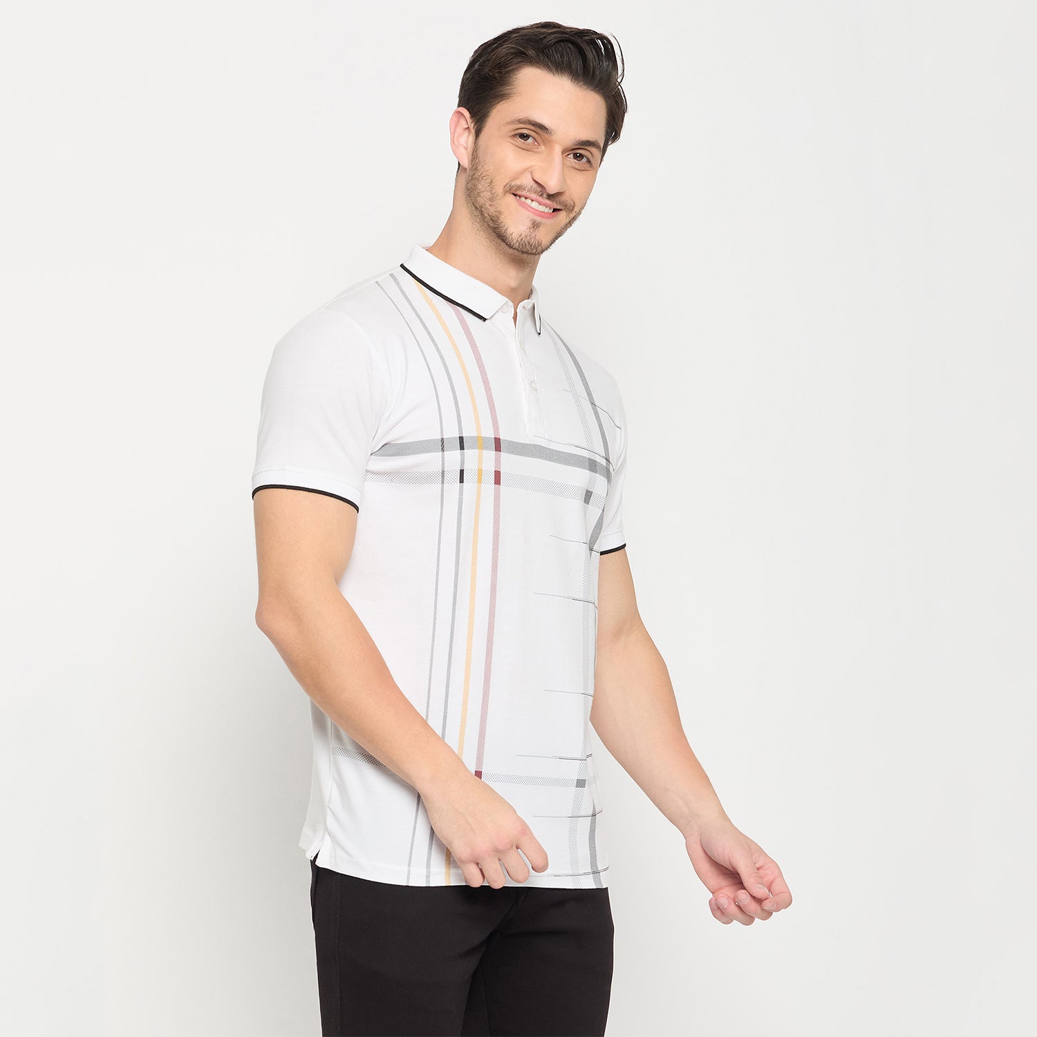 Duke Strardust Men Half Sleeve Cotton T-shirt (LF7139)