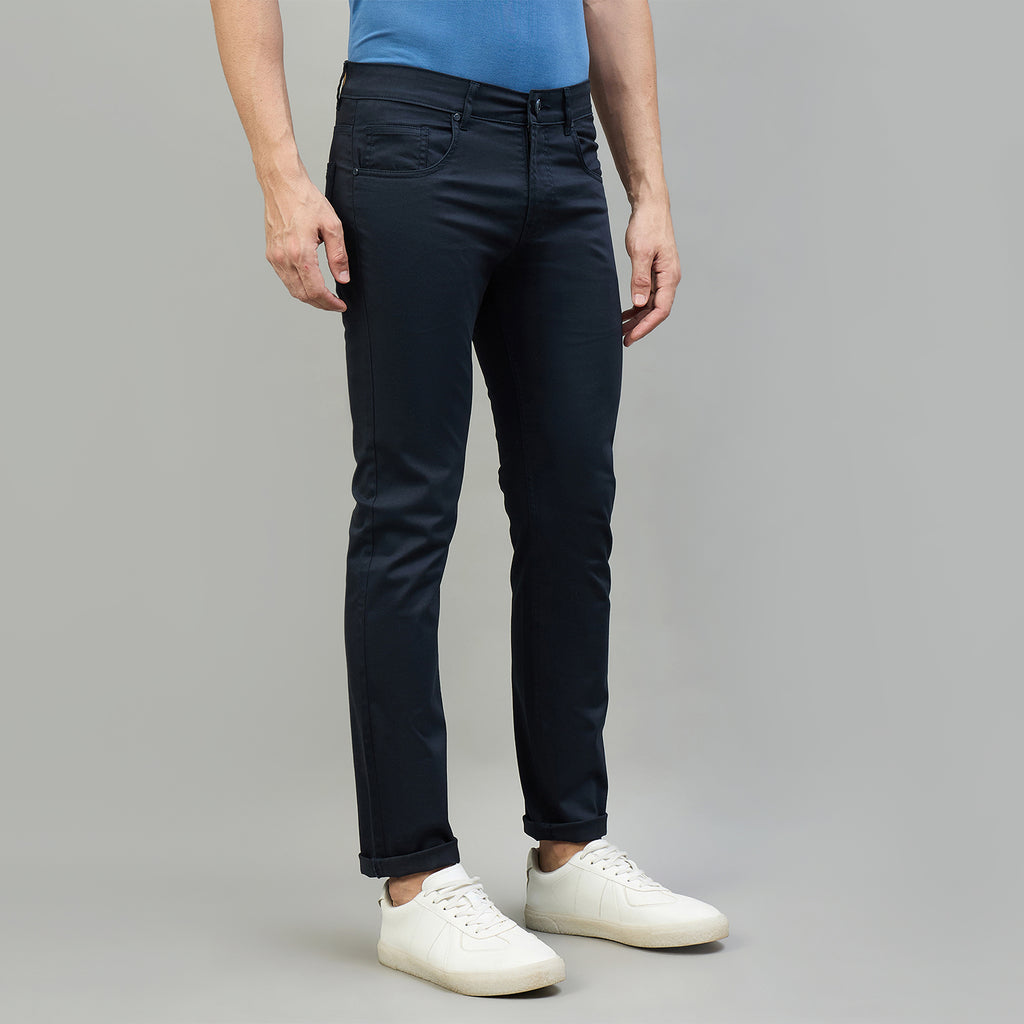 Duke Men Non-Denim Solid Casual Trouser (SDT4666R)