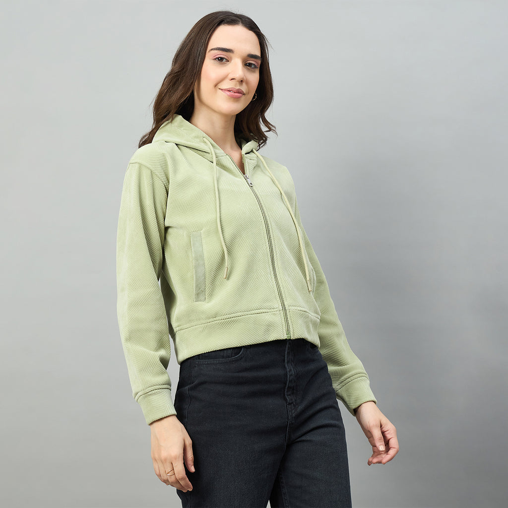 Duke Urban Women Full Sleeve Hooded Sweatshirt (LFX1007)