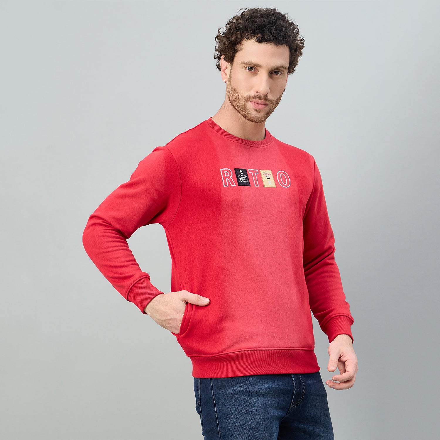 Duke Urban Men Round Neck Regular Sweatshirt (LF6344)