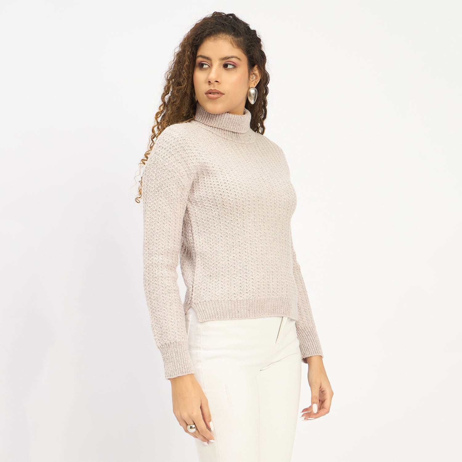 Duke Urban Women Full Sleeve Turtle Neck Sweater (SDS1241N)