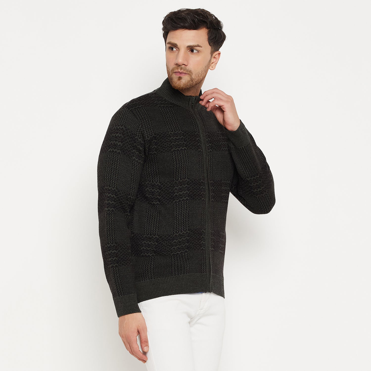 Duke Urban Men Full Sleeve Zipper Pullover (SDS2150)