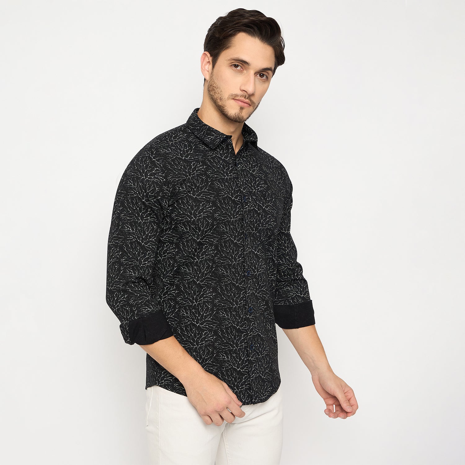 Duke Urban Men Full Sleeve Cotton Shirt (SDO7PRTK)