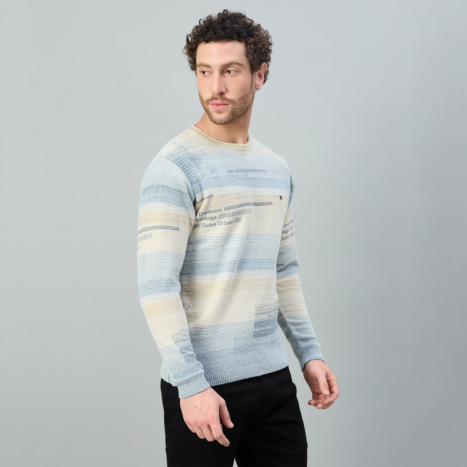 Duke  Urban Men Round Neck Regular Sweater (SDS2283B)