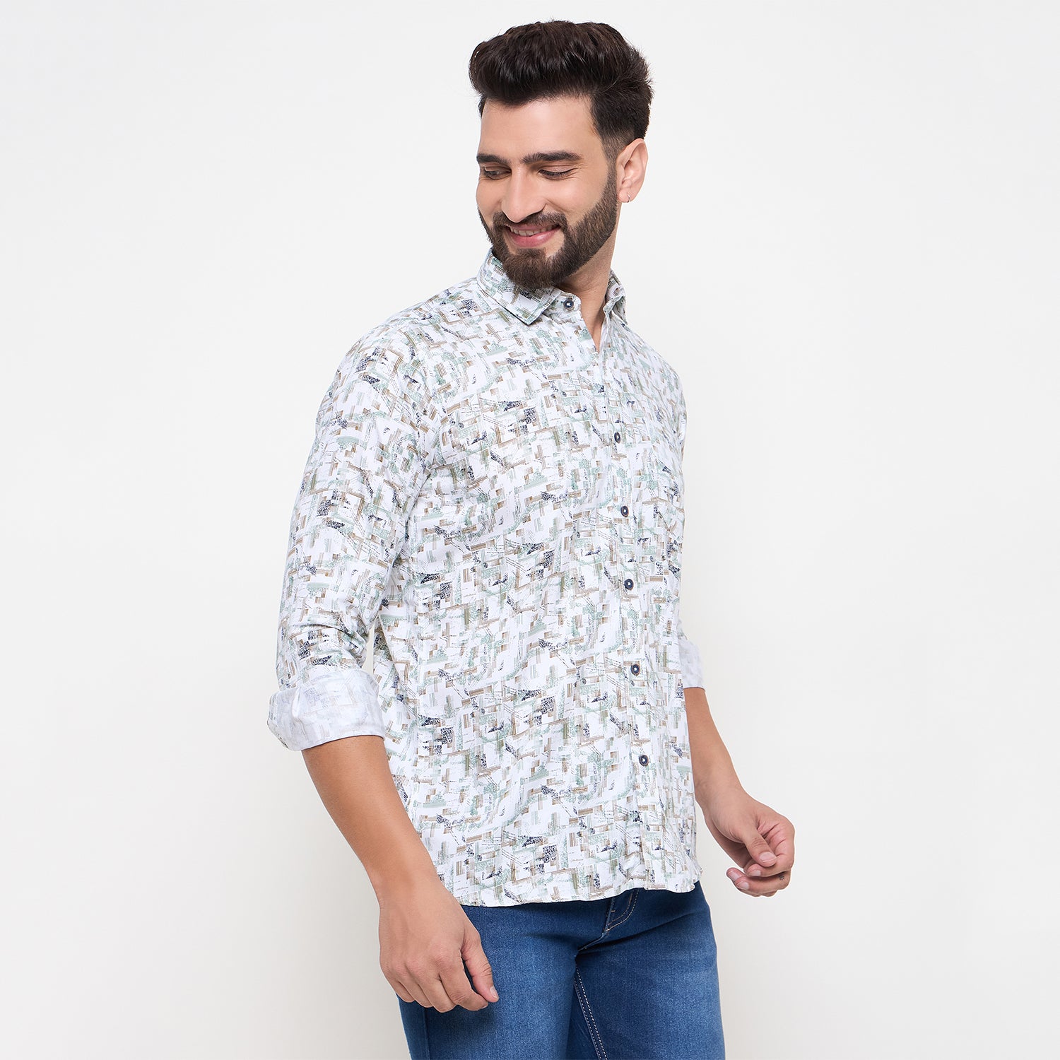 Duke Urban Men Full Sleeve Cotton Shirt (SDO8PRE)