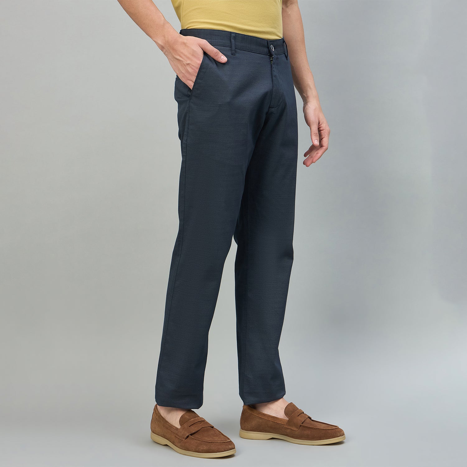 Duke Urban Men Flatfront Narrowfit Non-denim Casual Trouser (SDT4646)