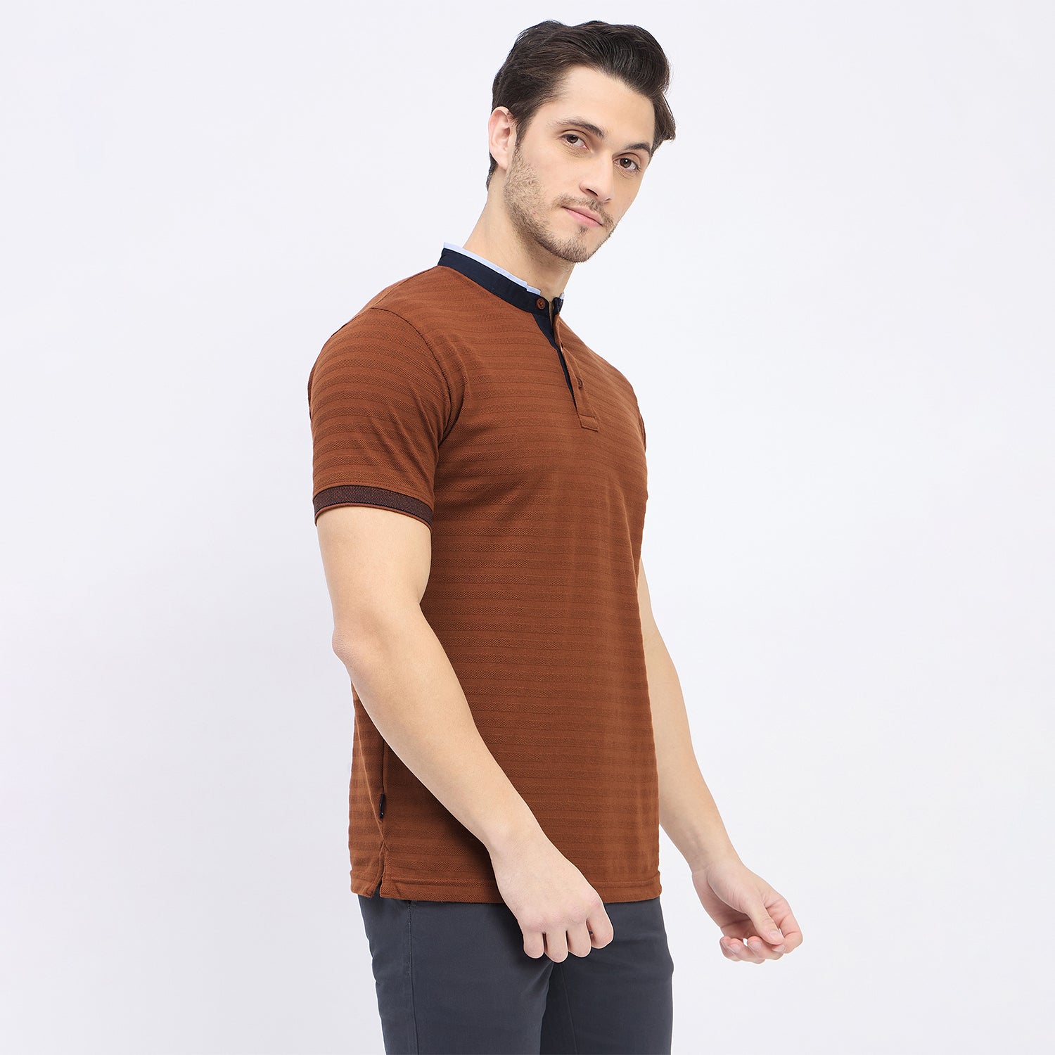 Duke Stardust Men Half Sleeve Cotton T-shirt (LF7264)