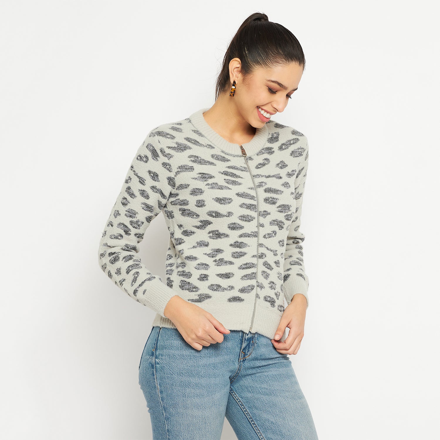Duke Urban Women Self Design Cardigan (SDS1237)