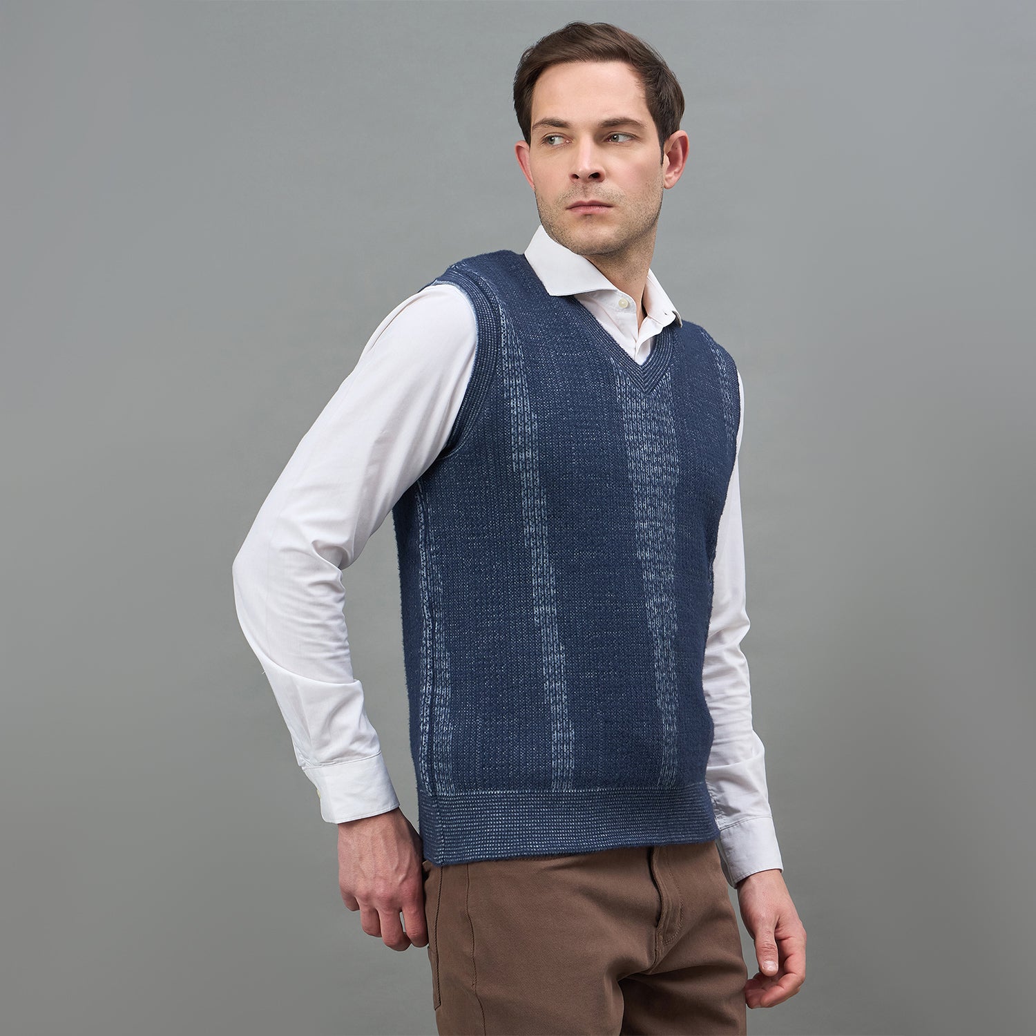 Duke Urban Men Sleeveless Reversible Sweater (SDS2171A)