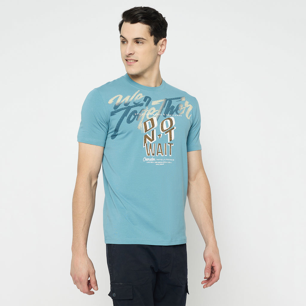 Duke Urban Men Half Sleeve Cotton Tshirt (LF7431)