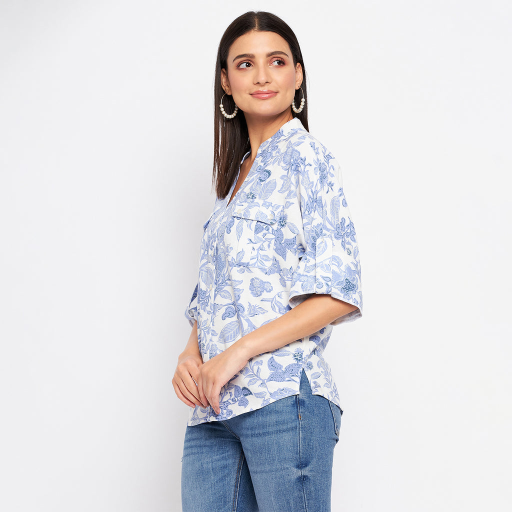 Duke Stardust Women 3/4th Sleeve Printed Shirt (SDX3267)