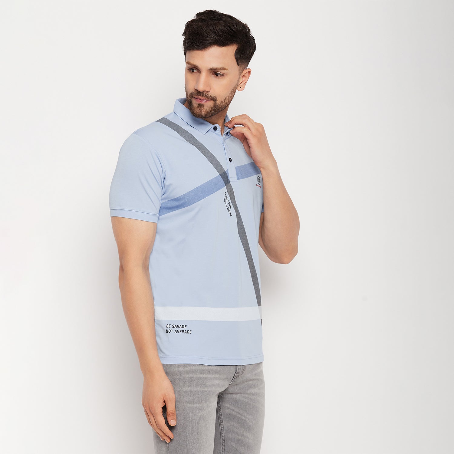 Duke Stardust Men Half Sleeve Cotton T-shirt (LF5857)