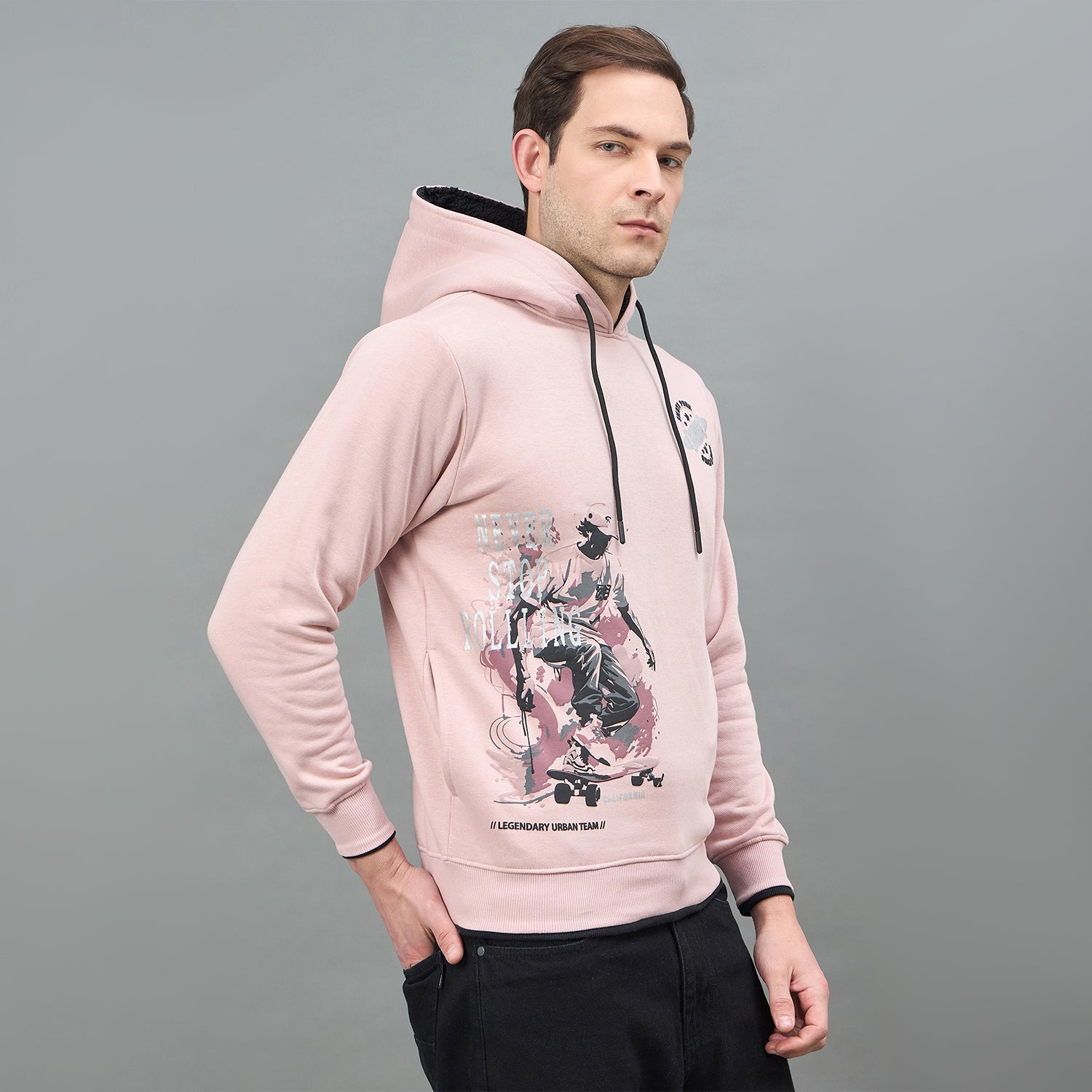 Duke Urban Men Full Sleeve Hooded Sweatshirt (MLF6391)