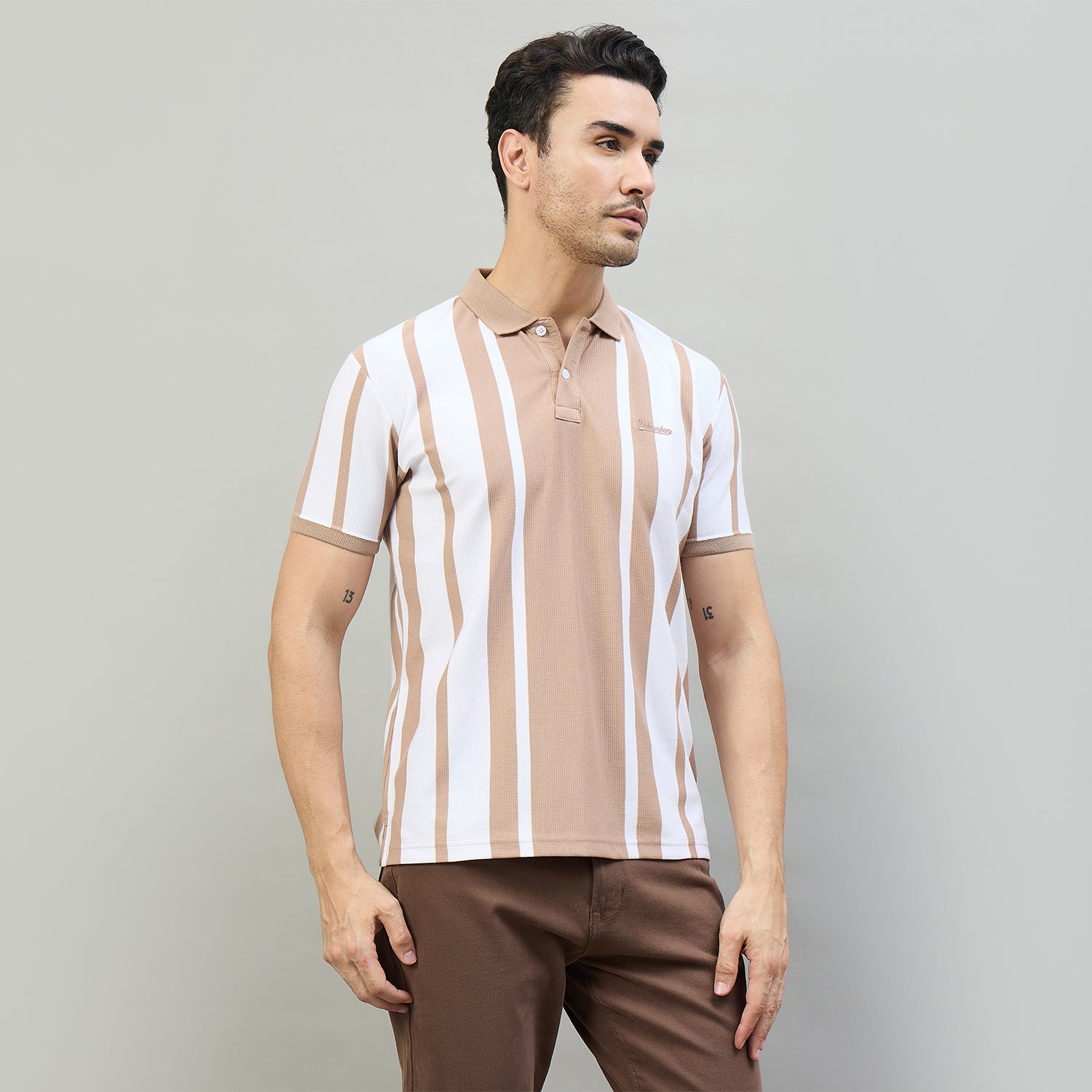 Duke Urban Men Half Sleeve Cotton Regular Fit Casual T-shirt (LF7869)
