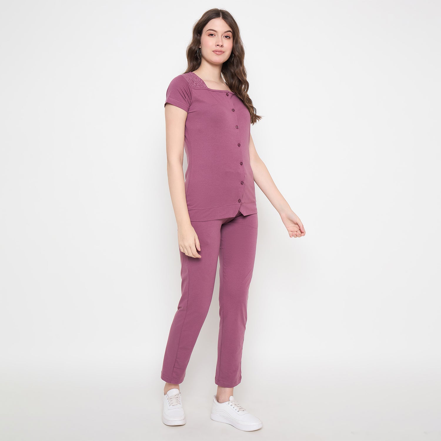 Duke Urban Women Half Sleeve Top & Lower Set  (LFX7816)