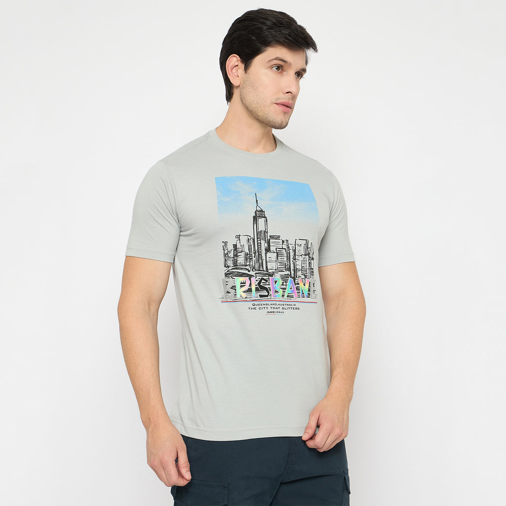 Duke Urban Men Half Sleeve Cotton Tshirt (LF7422)