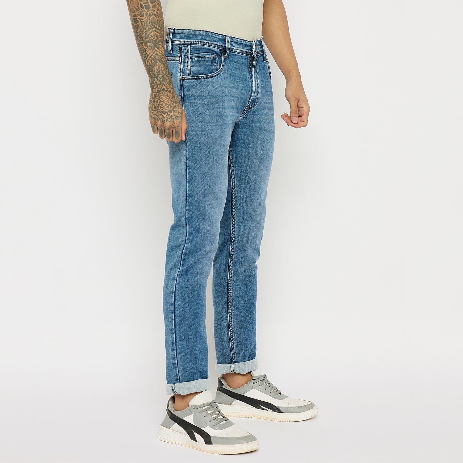Duke Stardust Men Slim Fit Stretchable Jeans (SDD5506)