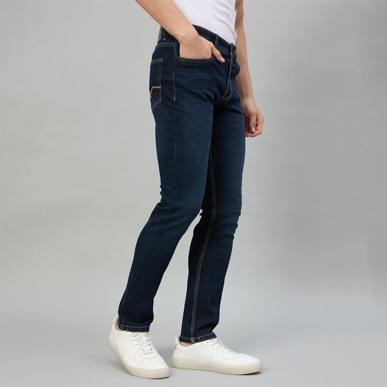 Duke Men Narrow Fit Stretchable Jeans (SDD9271N)